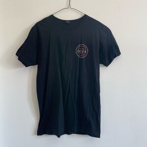 Deus Black Short-Sleeve Logo Tee